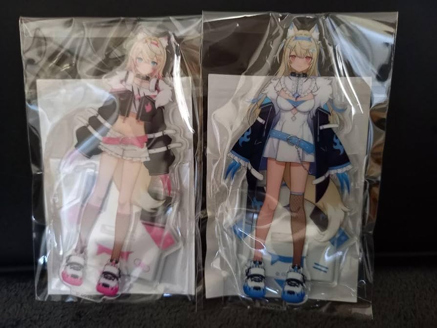 2点セット フワワ モココ アクリルスタンド ホロライブステーション フワモコ 2点セット フワワ モココ アクリルスタンド ホロライブ